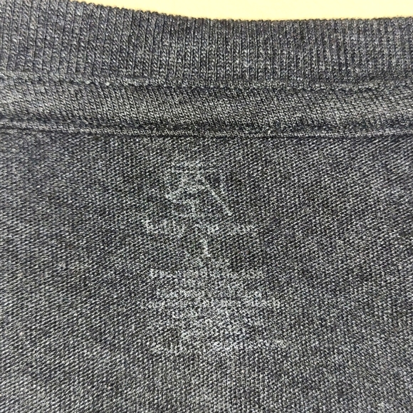 "Texas Tough" Teddy the Dog V-neck Tee, Womens Plus Size 1, Charcoal Grey - Picture 5 of 7